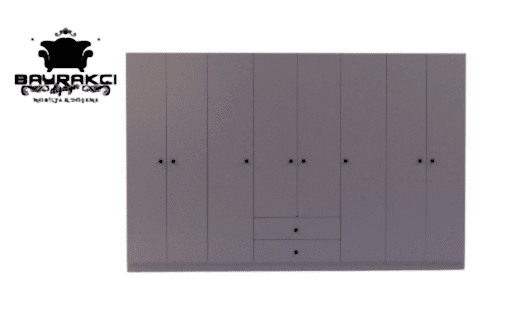 Piano 8 Kapak Elbise Dolabı